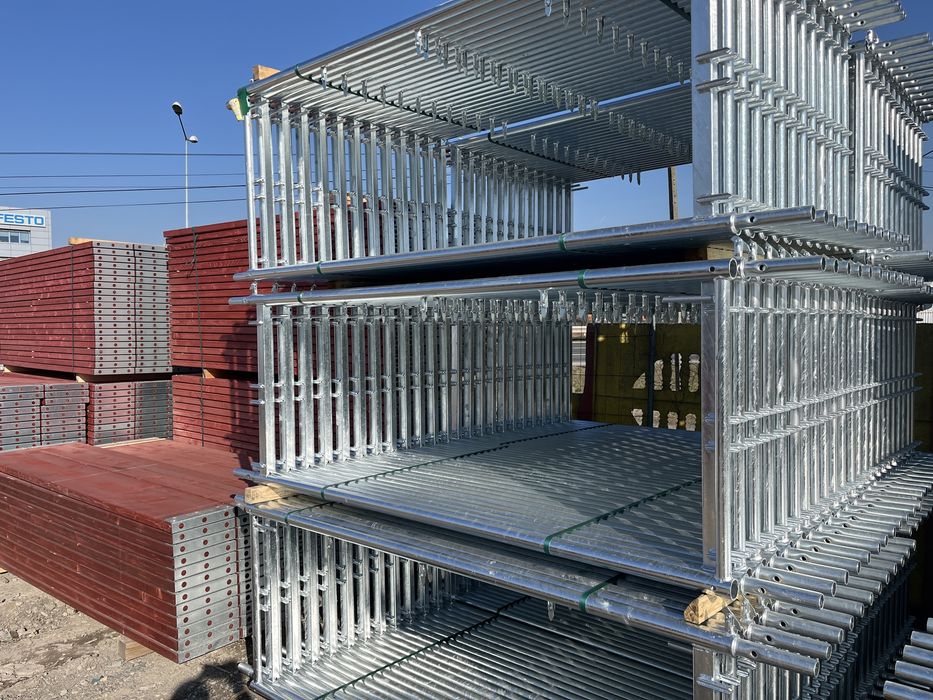 Nowe Rusztowanie elewacyjne 100m2 System Plettac, Bauman, Moduł Lublin