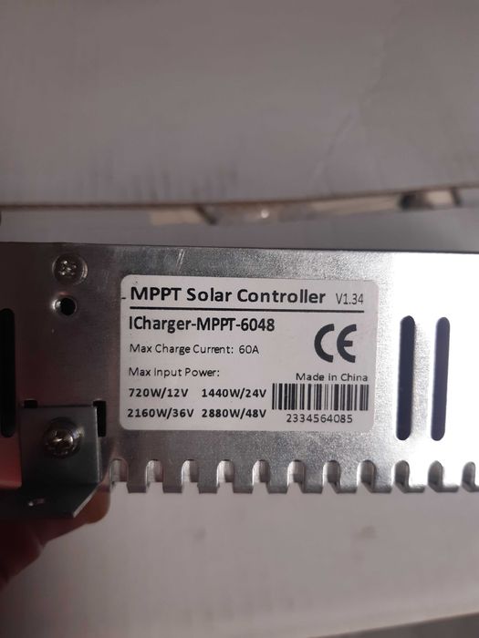 Kontroler ładowarka słoneczna MPPT Easun 60A