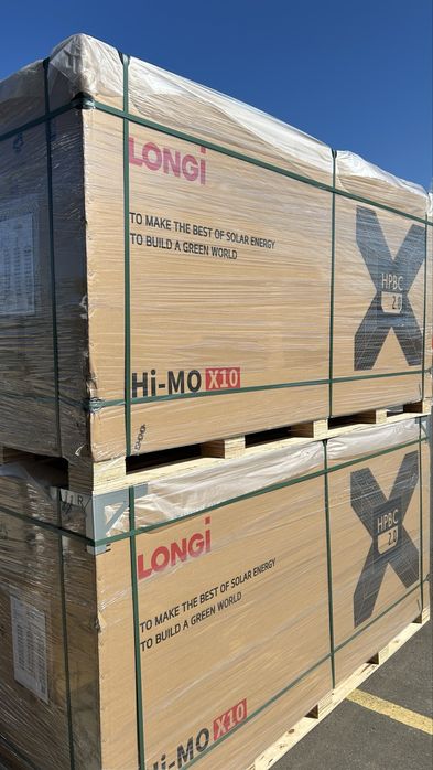 Панель Longi 645W Hi-MO 10 Bifacial надёжность и высокая выработка