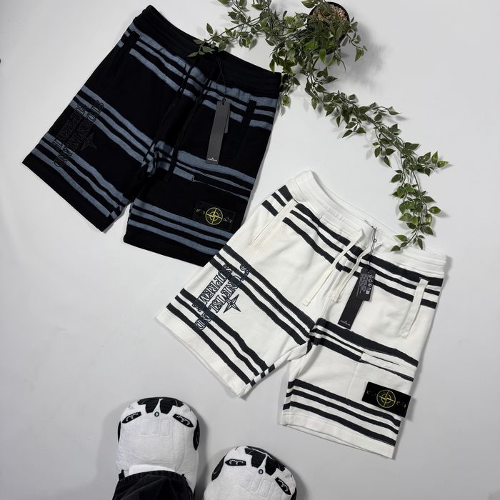Шорти Stone Island x Supreme S-XL шорты стон айлед суприм колаборация стоник стон стонік шорті