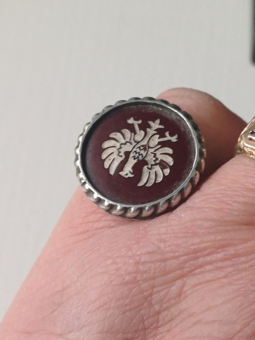 Stary Sygnet patryjotyczny srebro