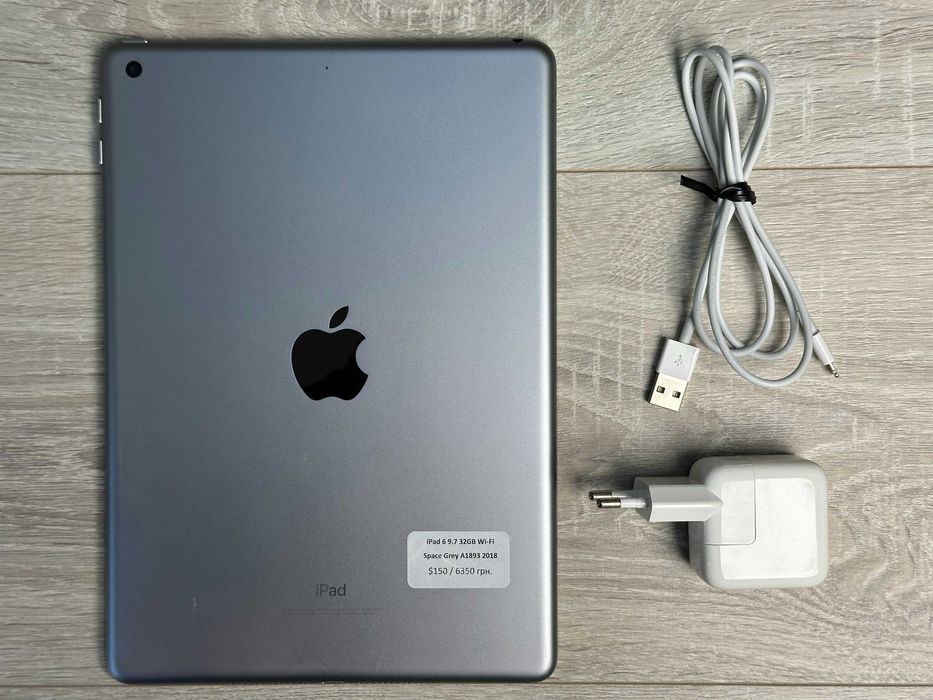 Планшет Apple iPad 6 9.7 дюйми Wi-Fi 32GB Space A1893