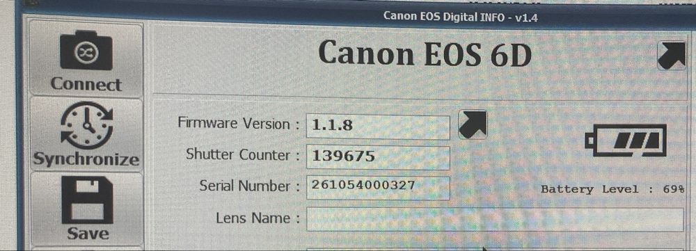 Canon EOS 6D body