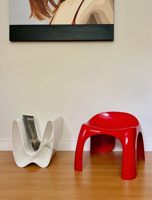 Cadeira vermelha Efebo - Artemide