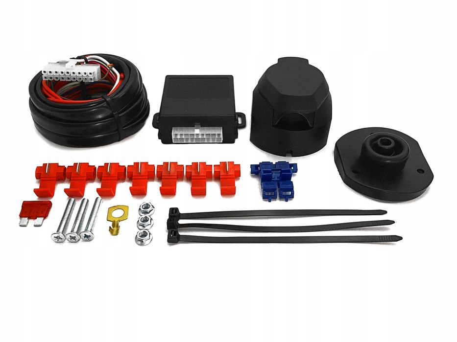 moduł 13pin + wiązka do haka z czujnikami parkowania produkt polski