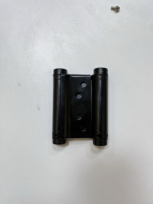 Петля ковбойська для дверей двостороння чорна