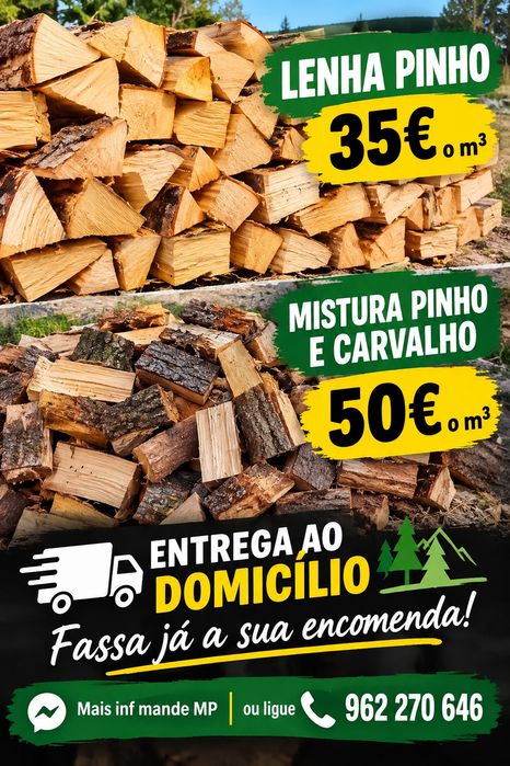Vendo lenha seca pinho 35
