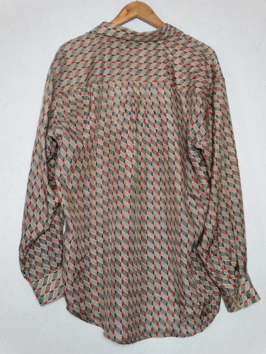 Vintage jedwabna koszula 100% silk streetwear 90's _ L 40