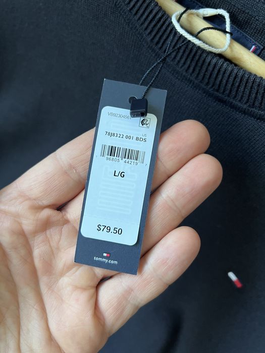 ОРИГІНАЛ 100% Чоловічий джемпер Tommy Hilfiger