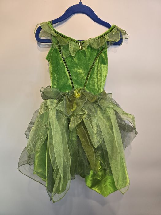 Sukienka przebranie dzwoneczek 3 - 4 lata 98 - 104