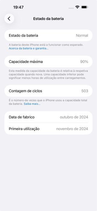 Iphone 16 pro max 256gb dourado em otimo estado