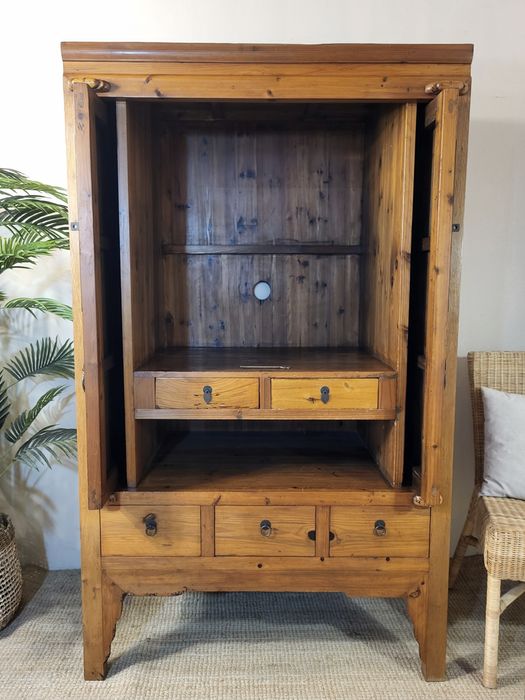 armario, bar, garrafeira, aparador, oriental  asiático  rustico