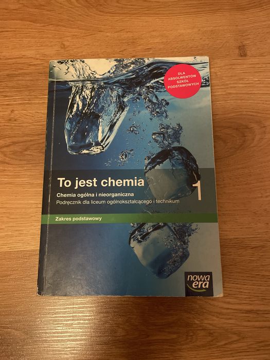 Podręcznik do Chemi klasa pierwsza Nowa Era zakres podstawowy