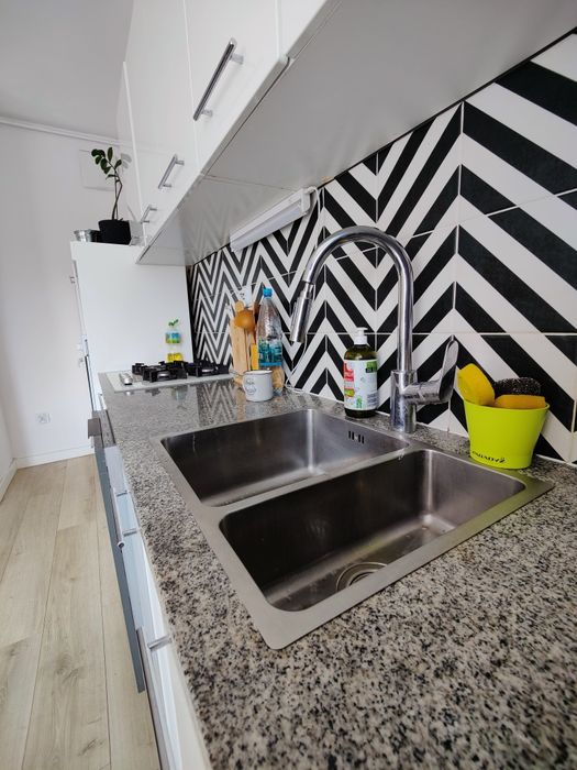 Kuchnia biały połysk, używana