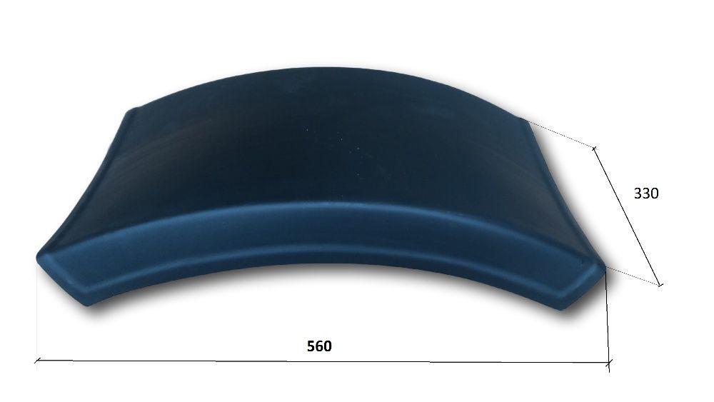 Błotnik szer. 33cm, 56cm do przyczep