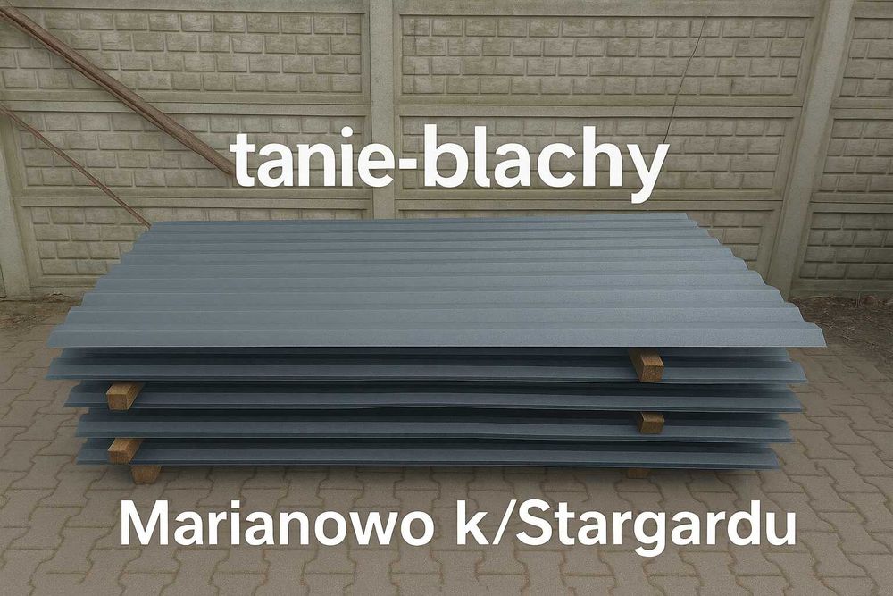Blacha dachowa trapezowa Tanie-Blachy T-18 – od 14 zł/m² z vat