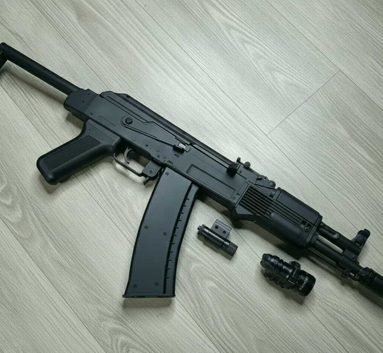Автомат калашникова ак47а cyma на кульках 6мм реалістичний іграшка