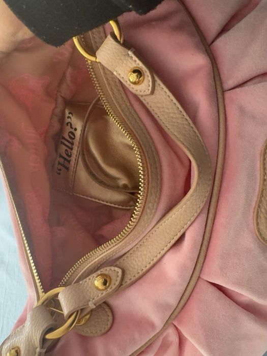 Juicy Couture Medium Hobo różowa torebka
