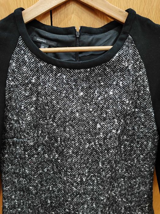 Short winter dress, Mango collection, semi-new