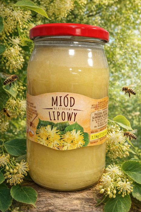 Miod lipowy z naszej pasieki