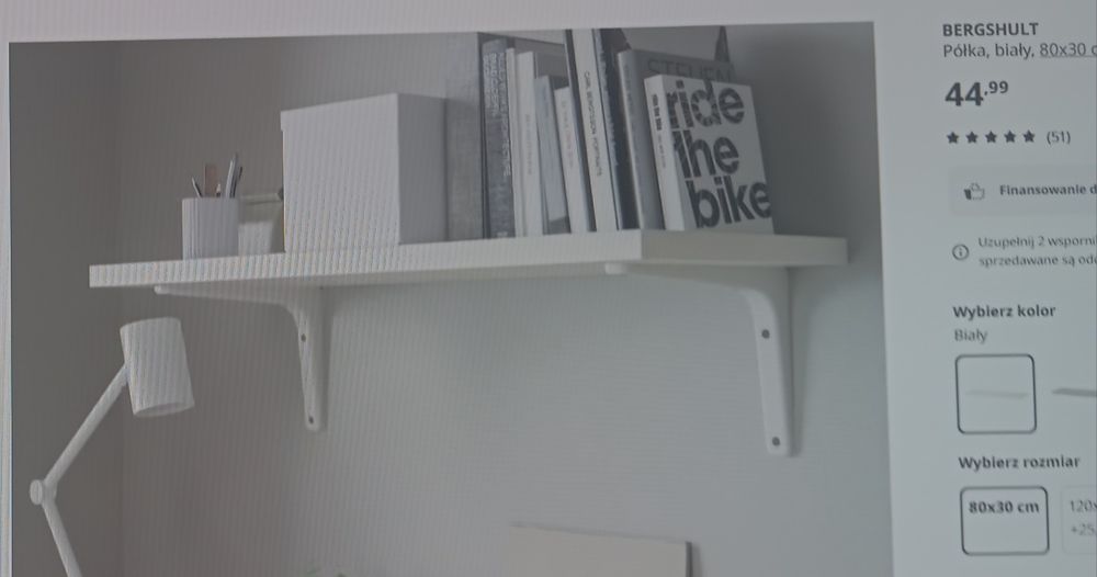 Półka Ikea Bergshult