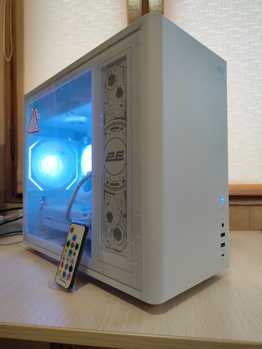 Ігровий білий ПК Ryzen 5 8400F/СРО 240 мм ARGB/16 Gb DDR5-5200 /(SSD+HDD) 756 Гб /MSI Pro A620/600 Вт/ підсвітка ARGB / новий сокет АМ5