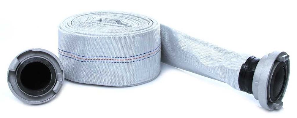 Wąż strażacki ,,2" 30m gumowany szybkozłączki 52 mm 2 cale guma