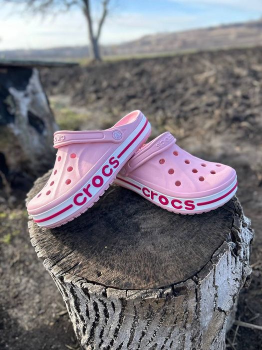 Крокси Оригінал Crocs Bayaband женские рожеві сірі бежеві блакитні