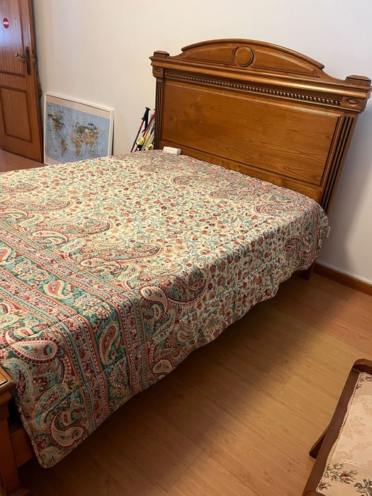 Mobilia de quarto - casal - cerejeira