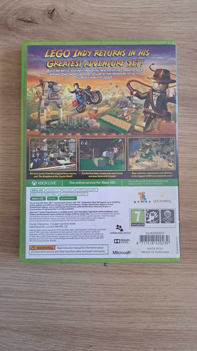 Lego Indiana Jones 2 Xbox 360 (stan 5/6)