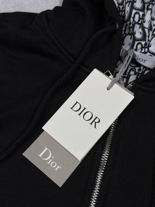 Зіп-худі Dior черний