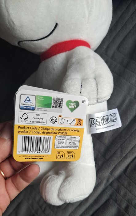 Peluche Snoopy - Novo - Com Etiqueta