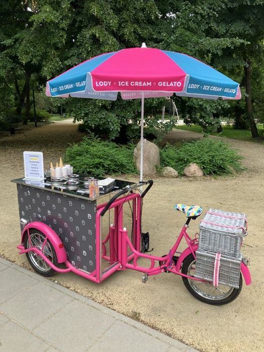 Wynajem Riksza do Lodów - Catering Lodowy Wesela Imprezy