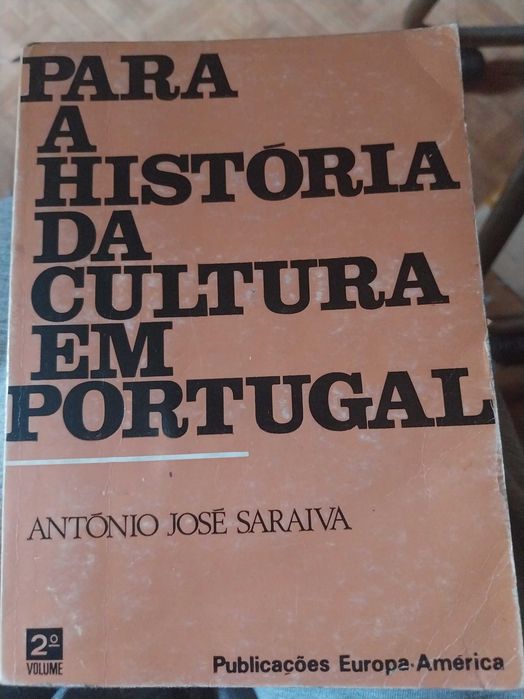 Para a história da cultura em Portugal 2 livros