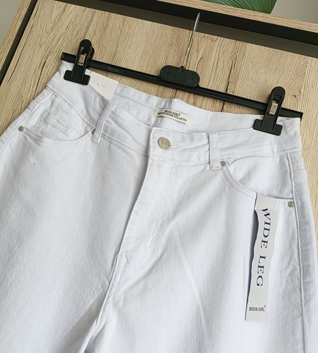 Spodnie jeansy wide leg