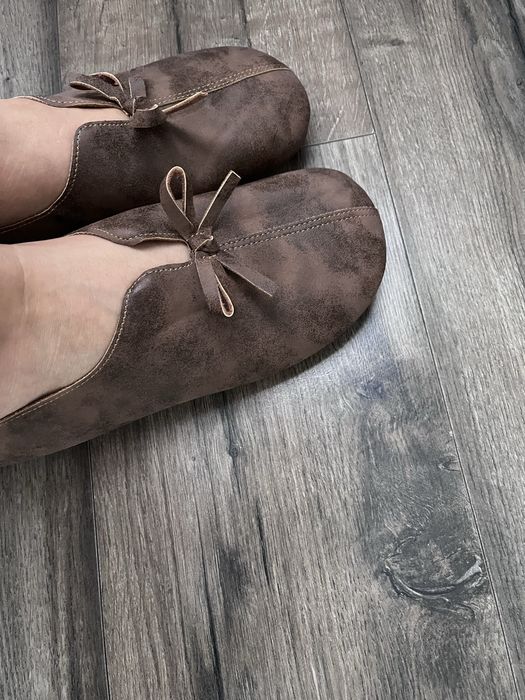 Mary Jane szerokie okrągłe noski mokasyny r.41 wkl.26,5cm barefoot