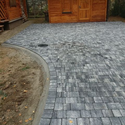 Kompleksowe układanie kostki brukowej