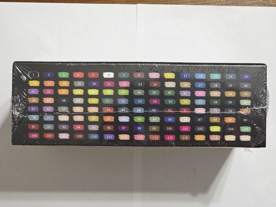 Маркер пензлик  акриловий 120 шт