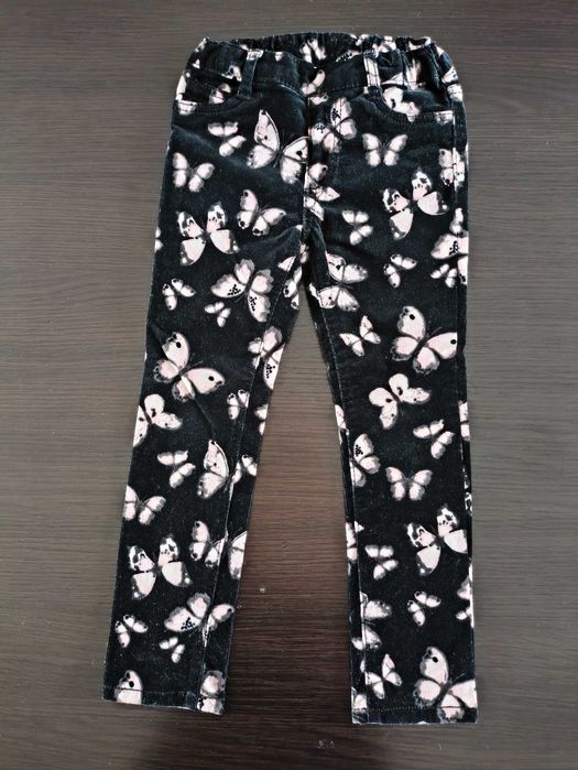 Spodnie sztruksowe H&M dla dziewczynki rozm. 104