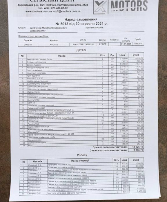 Продам Audi a4 2.7