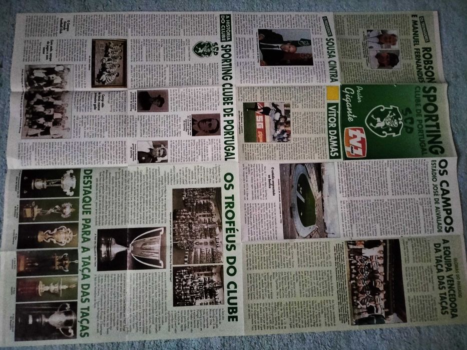 Poster Sporting 92/93 (TV 7 Dias)