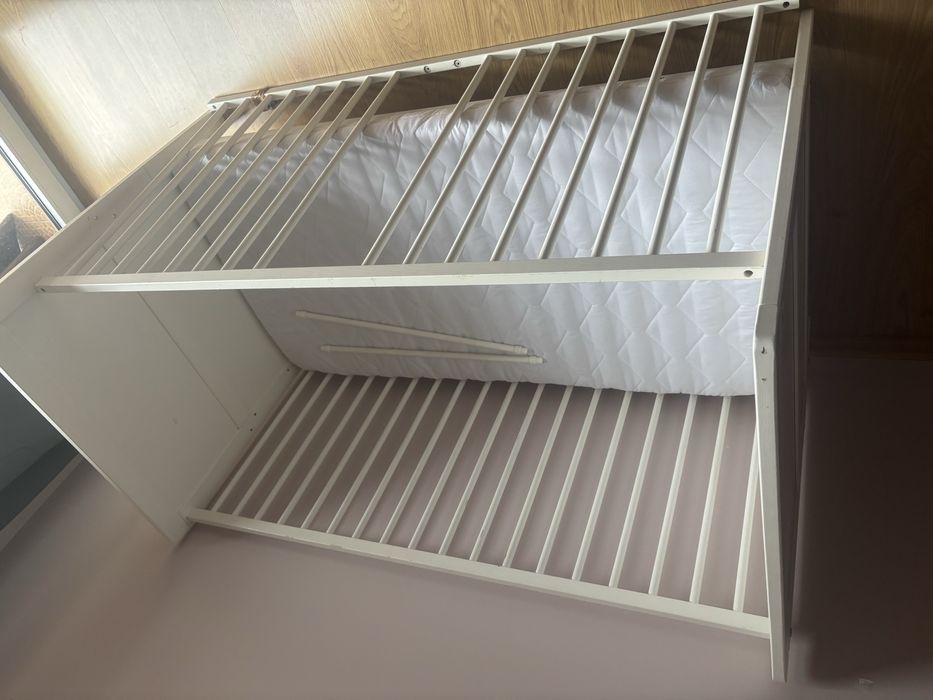 Łóżeczko drewniane 140/70