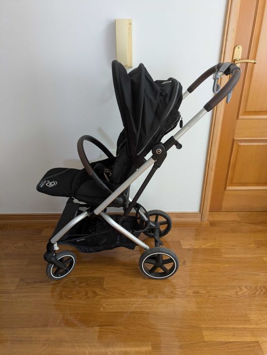 Carrinho bebe Cybex Eezy S Twist 2+ SLV Moon Black
