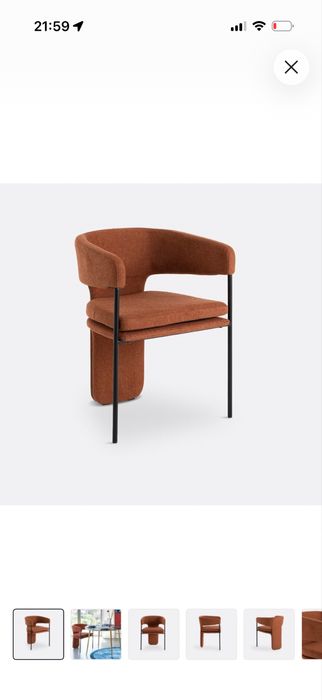 2 Cadeirões/Cadeiras – La Redoute (Terracota) | Design Moderno