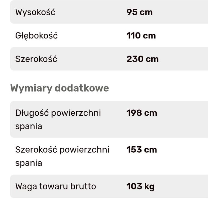 Kanapa rozkładana