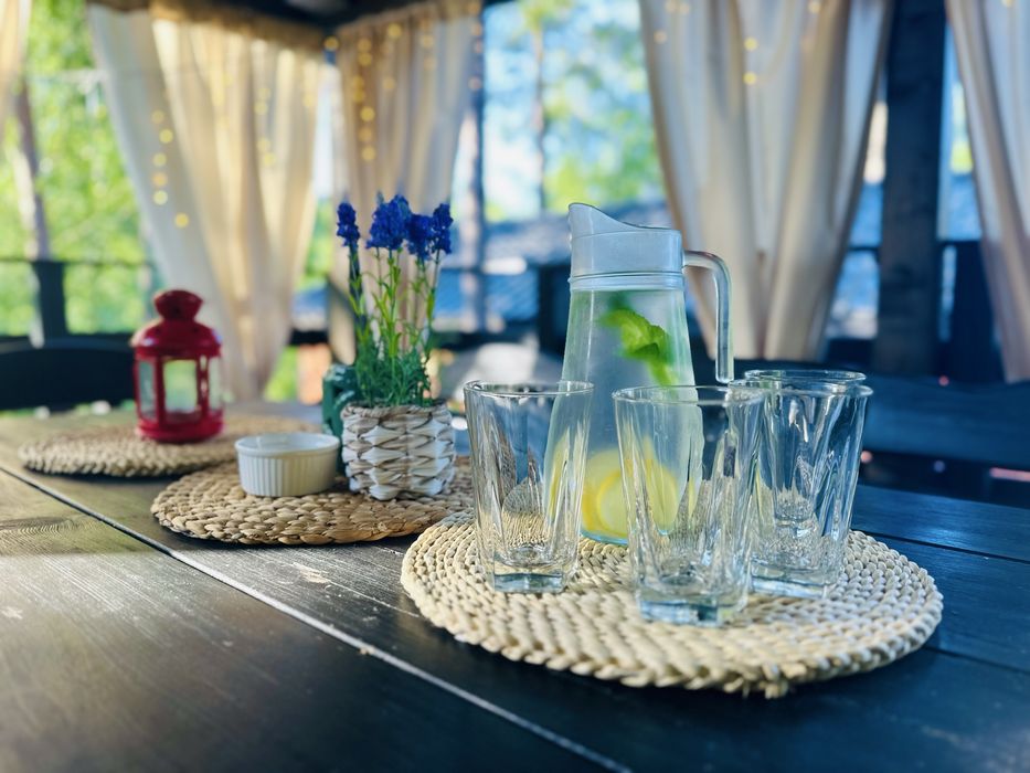 Apartameny w lesie na Kaszubach do 12 osób- balia, jacuzzi