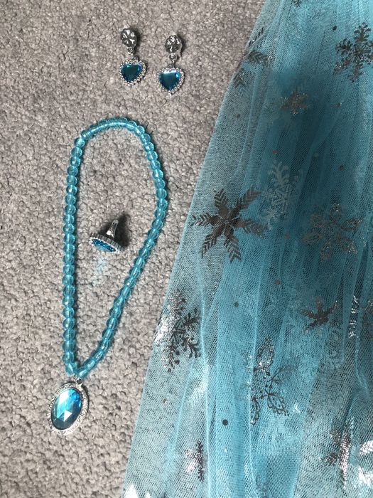 Nowy zestaw Elsa/korona/rozdzka/bizuteria