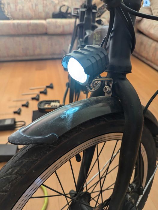 Bicicleta Elétrica Dobrável + Acessórios / Folding Electric Bicycle