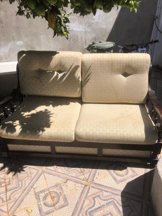 Conjunto 1 sofá e 2 poltronas