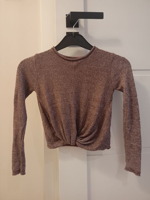 Błyszcząca bluzka dziecięca na 128